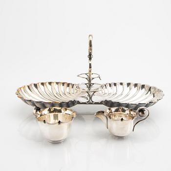 A set of four epns serving dishes first half of the 20th century.