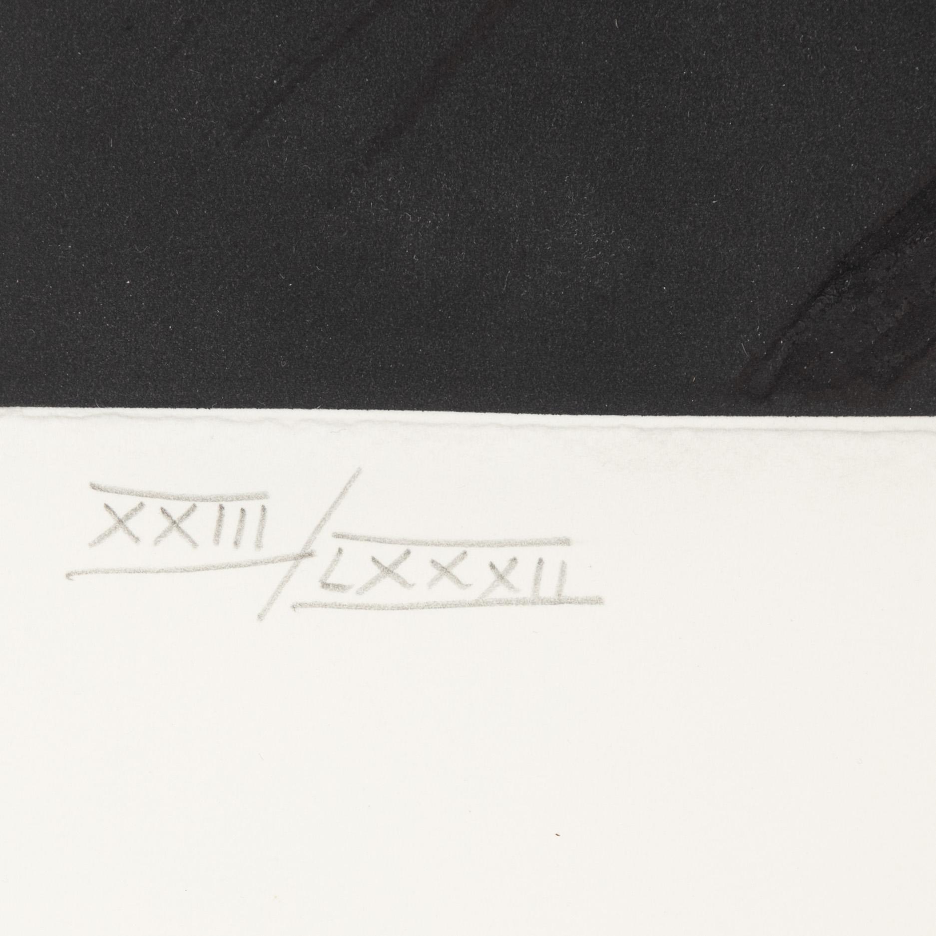 Antoni Tàpies, etching, aquatint and carborundum, signed and numbered XVII/LXXXII.