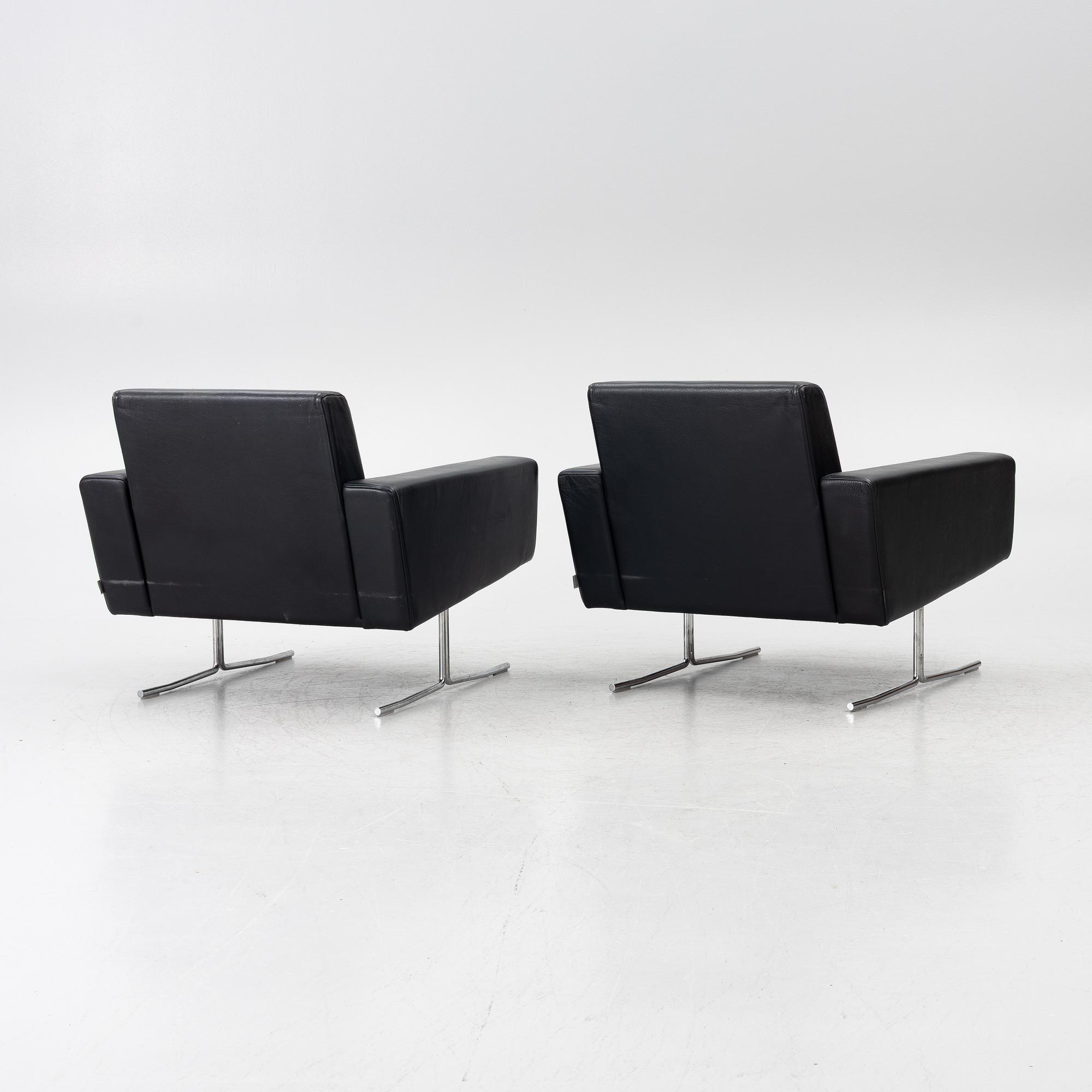 Armchairs, a pair, Danerka, Denmark.