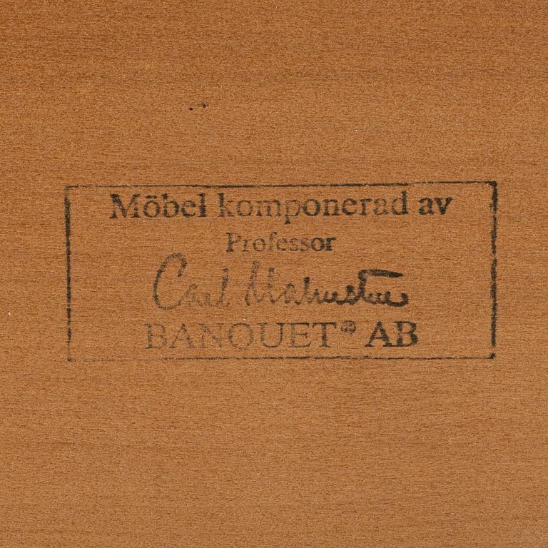 Carl Malmsten, matgrupp, 11 delar, "Ambassadör", Åfors Möbelfabrik, 1900-talets andra hälft.