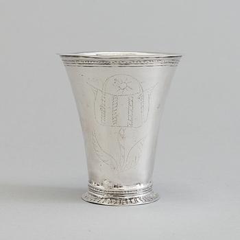 A silver cup by O. Källgren, 1767. Tot wheight 51 gram.