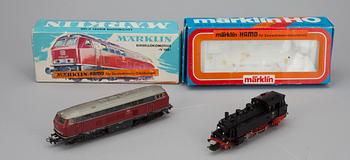 LOK, 2 st, Märklin Hamo, 8313, 8375.