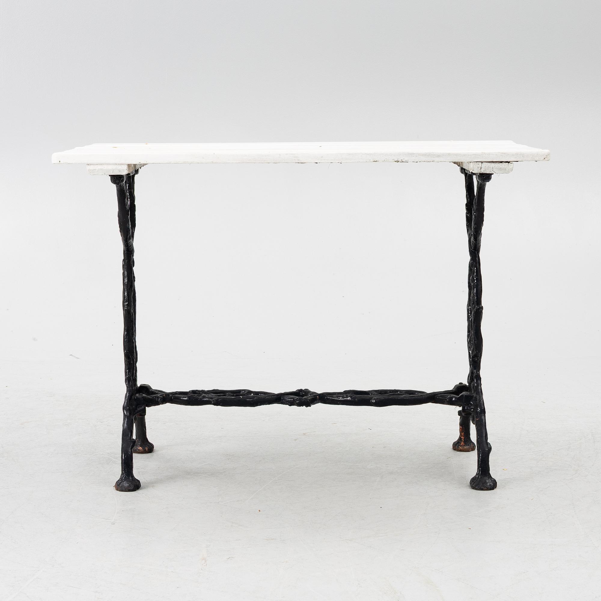 Garden table, early 20th century.