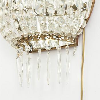 Vägglampett, gustaviansk stil, omkring 1900-talets mitt.