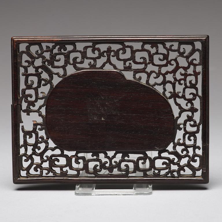 A Chinese nephrite placque, Kina, 1900-tal.