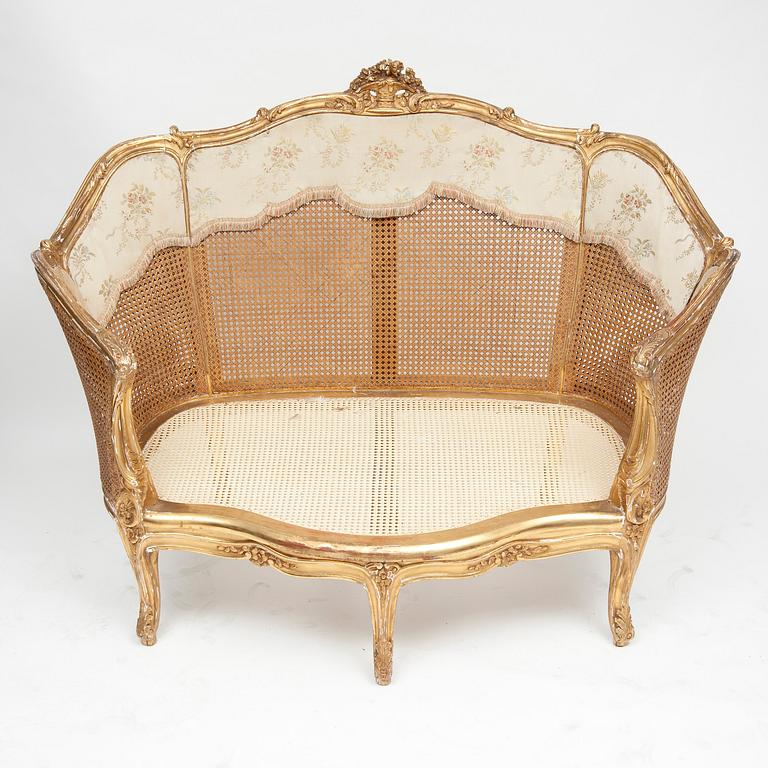 SOFFA, rokokostil, 1900-talets början.