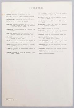 MODEFOTOGRAFIER, 7 st, Ateljé Uggla, Stockholm, och CATWALK-PROGRAMBLAD, Dior 1959-60.