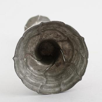 LJUSSTAKE, tenn, Johan Gustaf Ryman, Stockholm 1771.