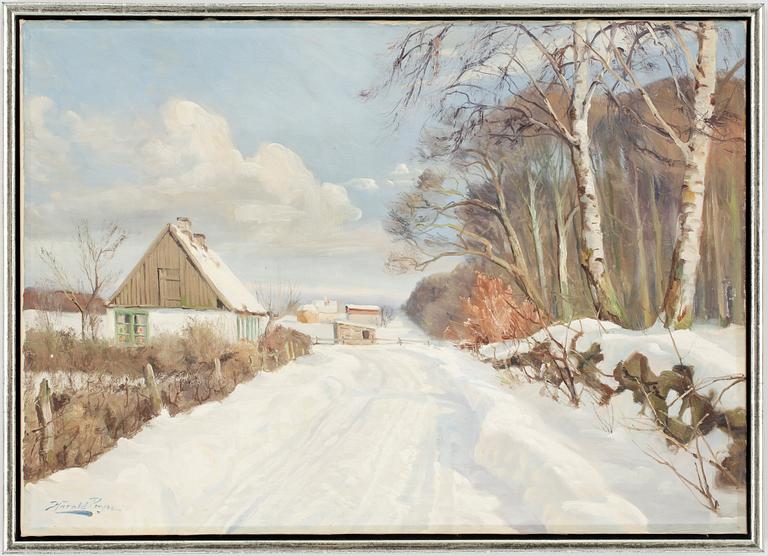 HARALD PRYN, olja på duk, signerad Harald Pryn.