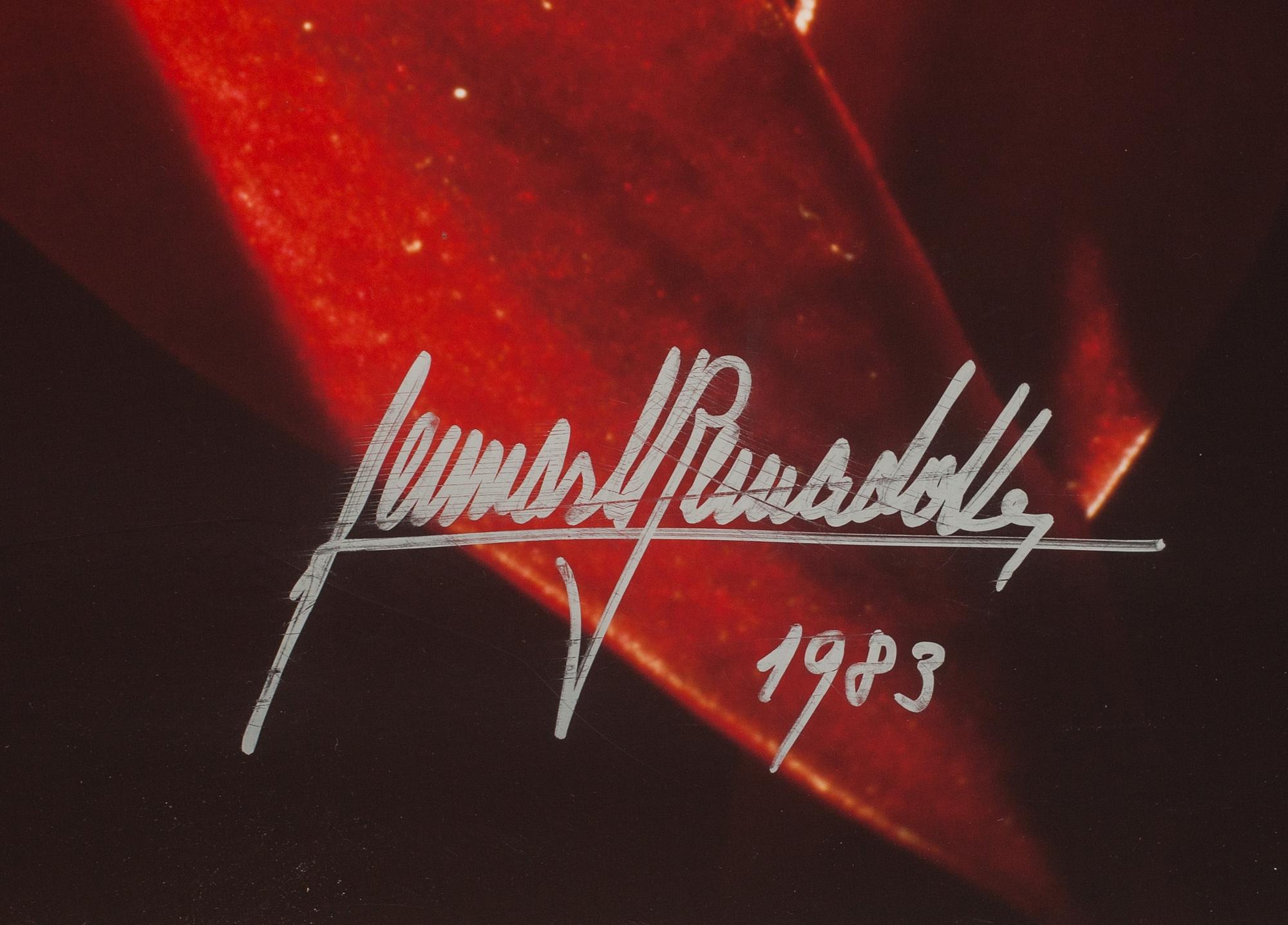 LENNART BERNADOTTE, fotografi, signerat och daterat 1983.