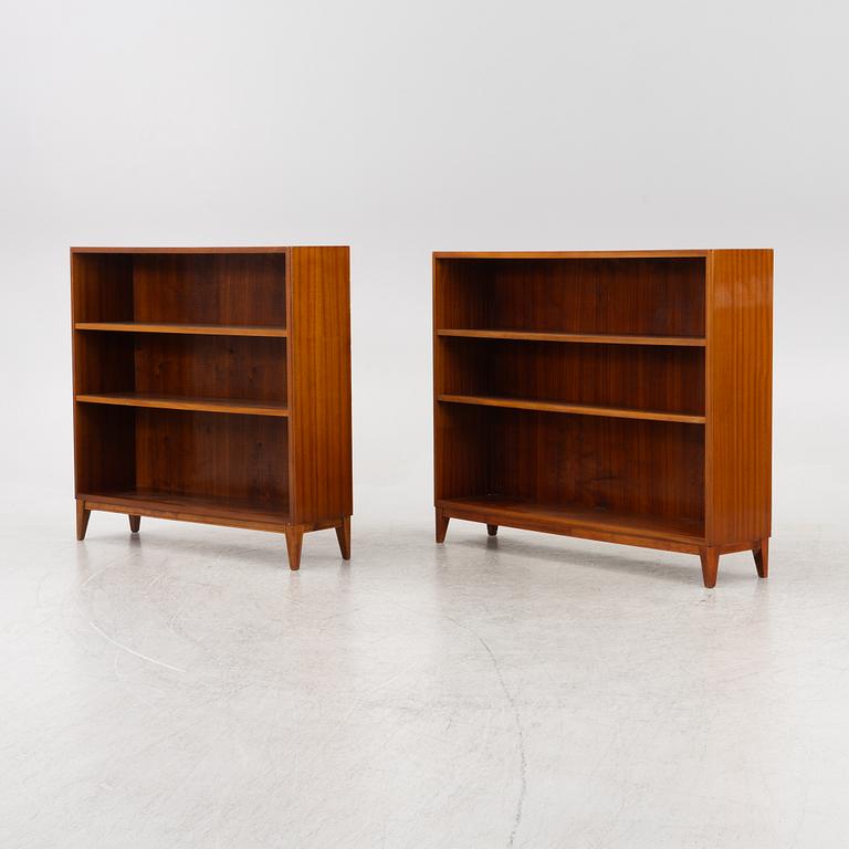 Two similar bookcases, 1930's/40's.
