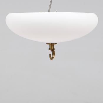 TAKLAMPA, tenn, 1900-talets första hälft. Höjd ca 62 cm.