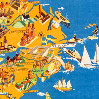 SKOLKARTA, Sverige, 1930-tal.