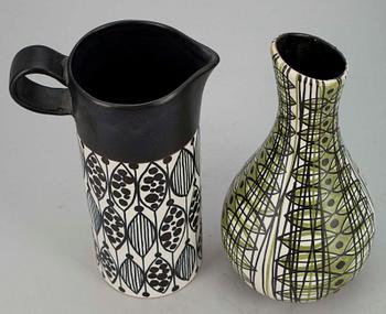 KERAMIK, 5 delar, Kupittaan Savi Oy, Åbo 1900-talets senare hälft.