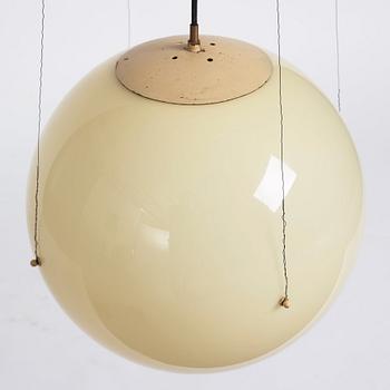 Gunnar Asplund, attributed to, a ceiling lamp, reportedly with provenance architect John Elisasson (an Asplund assistant), 1930s.
