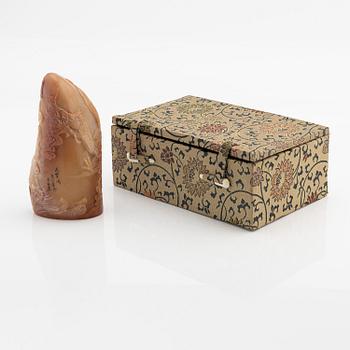 Sigill, soapstone. Kina, 1900-tal.