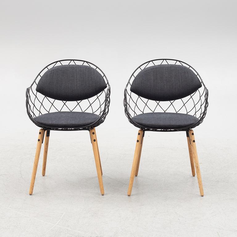 Jaime Hayon, armchairs, a pair, "Piña", Magis, Italy.