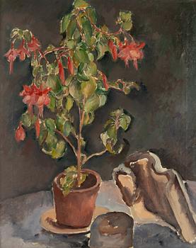 Tor Bjurström, "Krukväxt med snäcka".