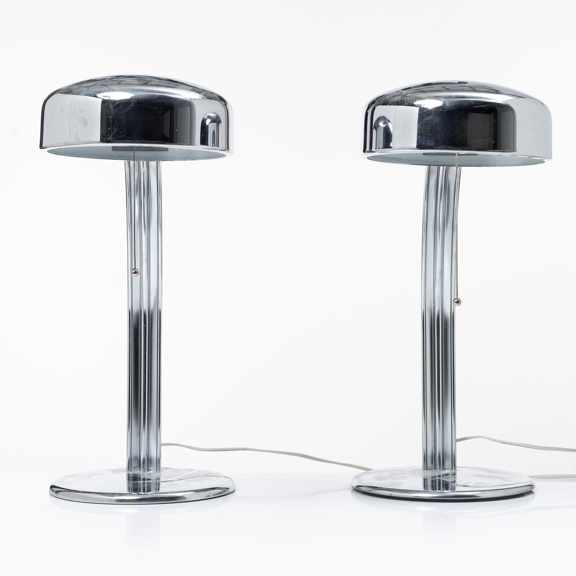 Richard Carruthers, a pair of 'Arcade' table lamps, Atelje Lyktan, Åhus.