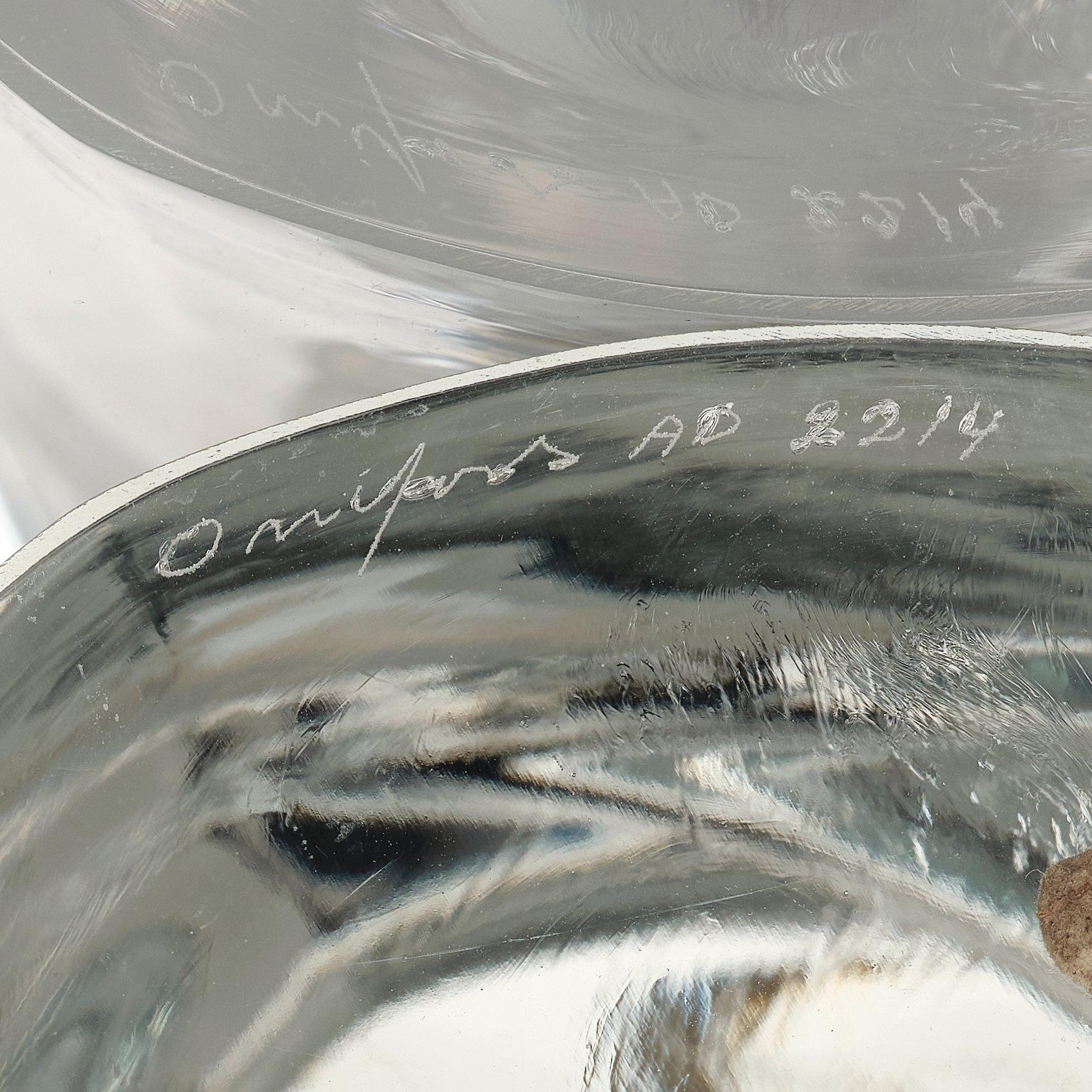 Olle Alberius, a pair of table lamps model "2214/271", Orrefors, 1960-70s.