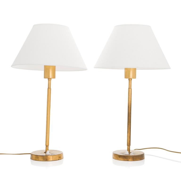 Maija Heikinheimo, a pair of mid-20th-century 'MH705' table lamps for Valaistustyö.