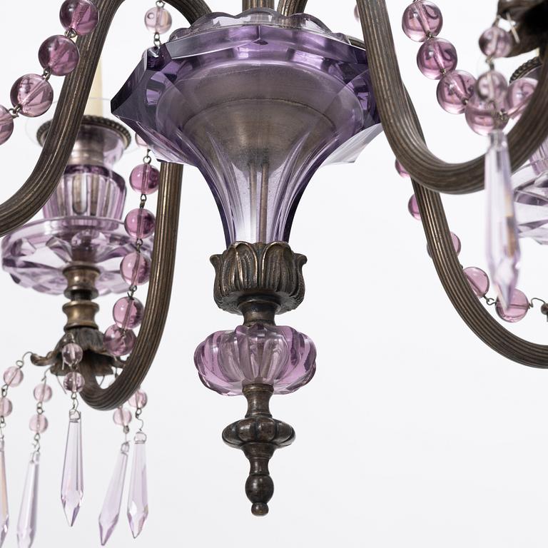 Chandelier, first half of the 20th century.