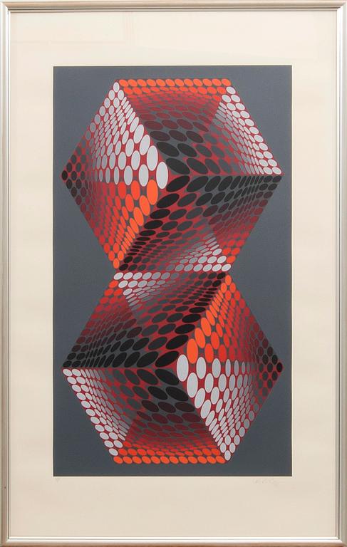 Victor Vasarely, "Meta V".