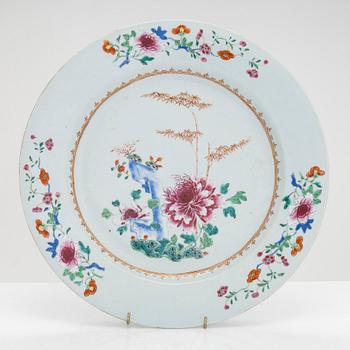 A Famille Rose porcelain dish, China, Qianlong (1736-95).