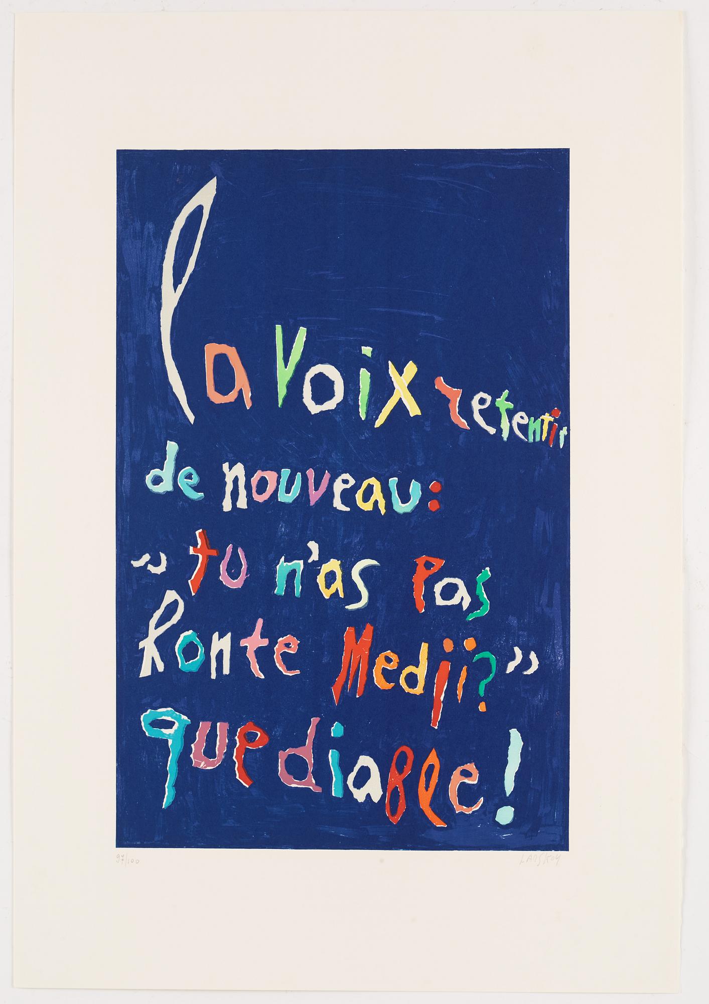 André Lanskoy, "Le journal d'un fou".