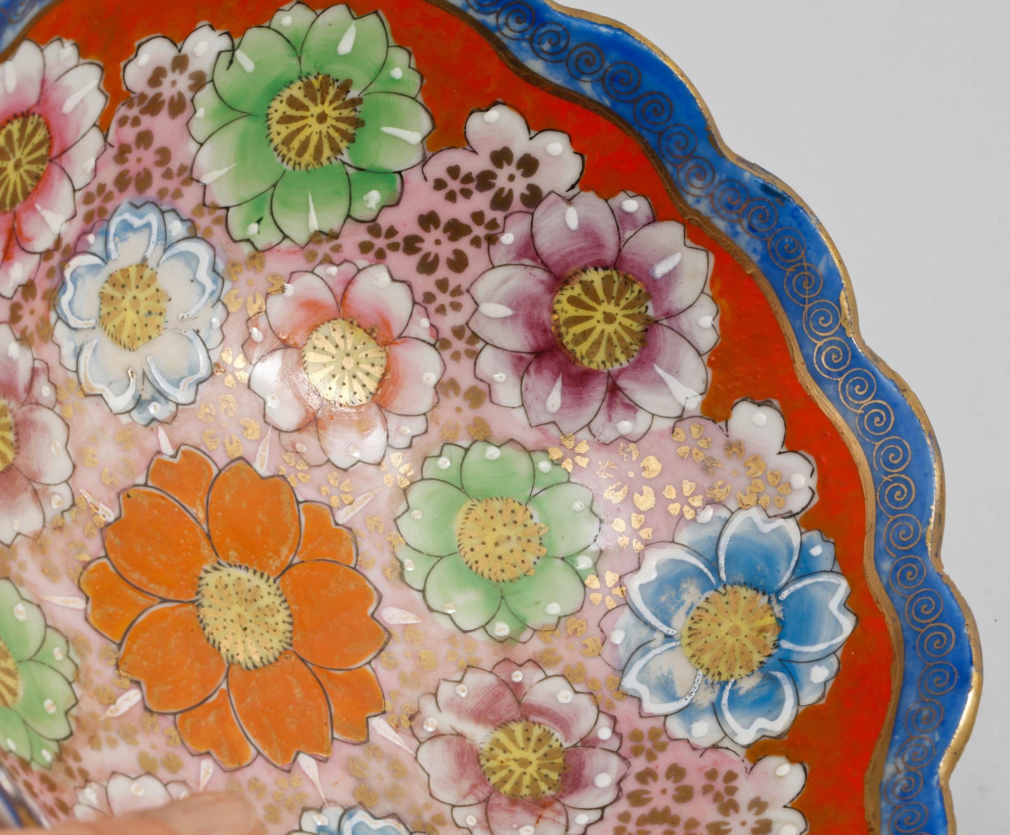 PARTI PORSLIN, 9 delar, Kina, 1800/1900-tal.