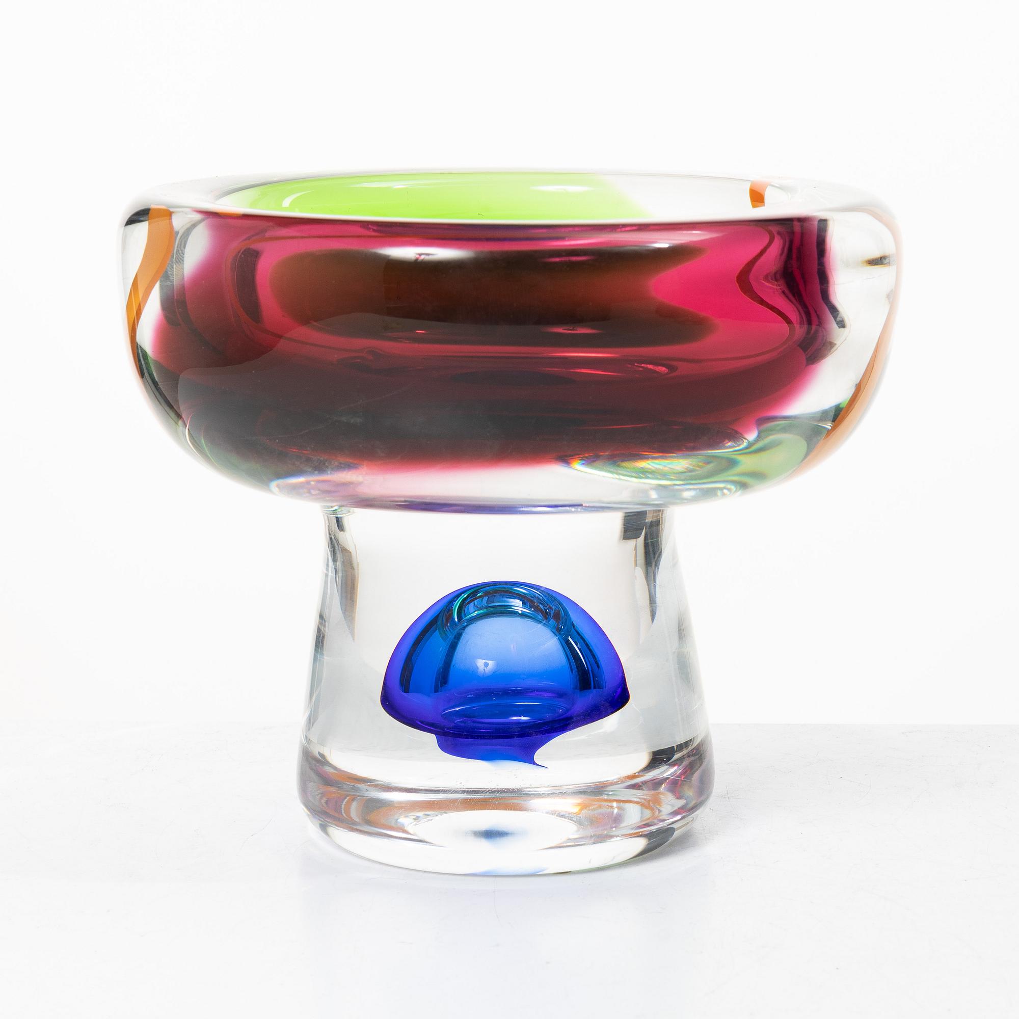 Erik Höglund, Skål, glas, Studioglas Strömbergshyttan.