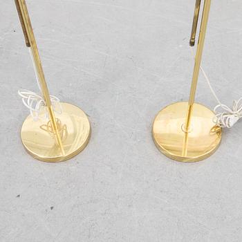 Floor lamps, a pair, model G 132, Bergboms, late 20th century.