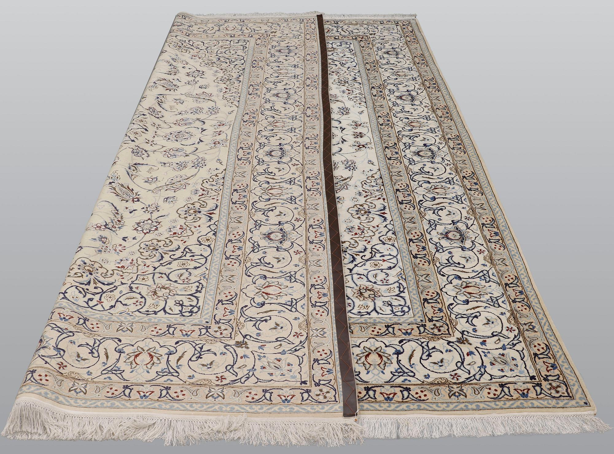 Matto, Nain part silk sk 9LAA,   342 x 255 cm.