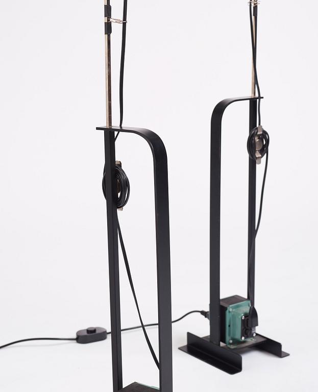 Achille Castiglioni, & Pier Castiglioni, a pair of "Toio" floor lamps, Flos, Italy, post 1963.