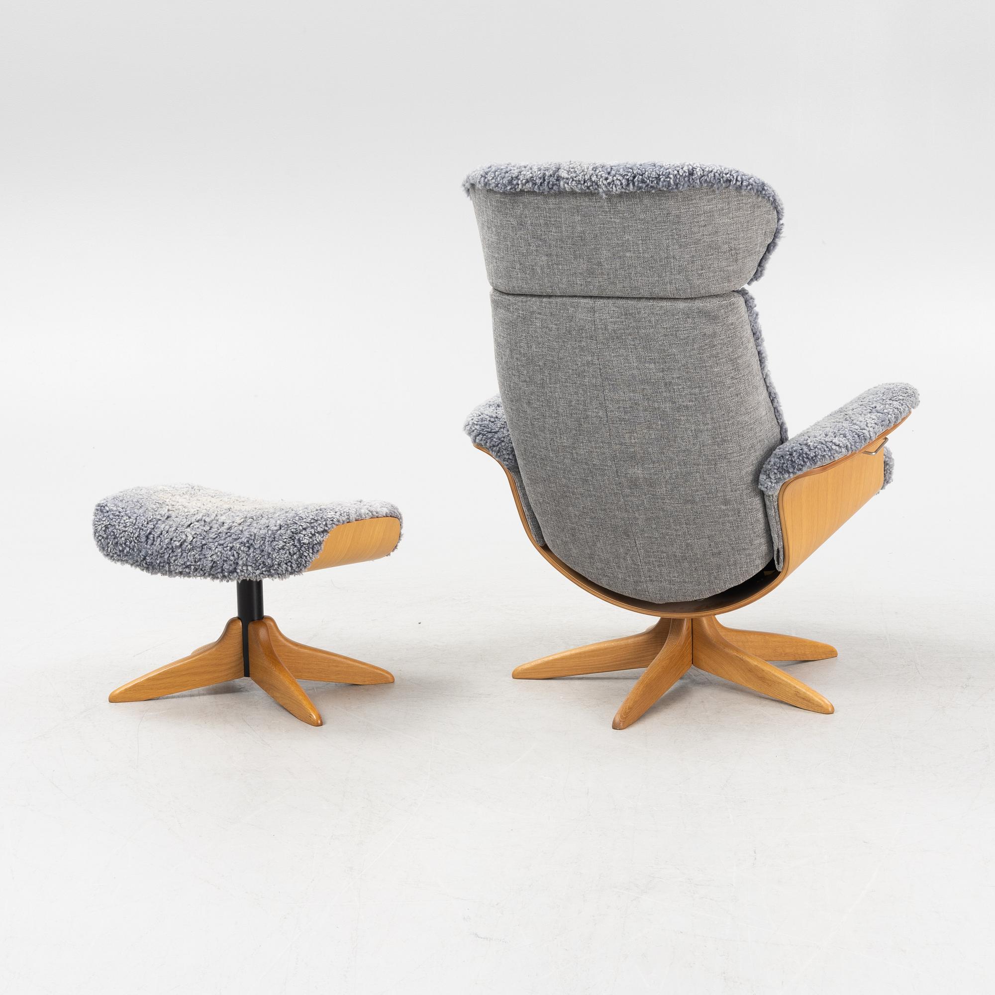 Fåtölj med fotpall, "Air", Conform, 2000-tal.