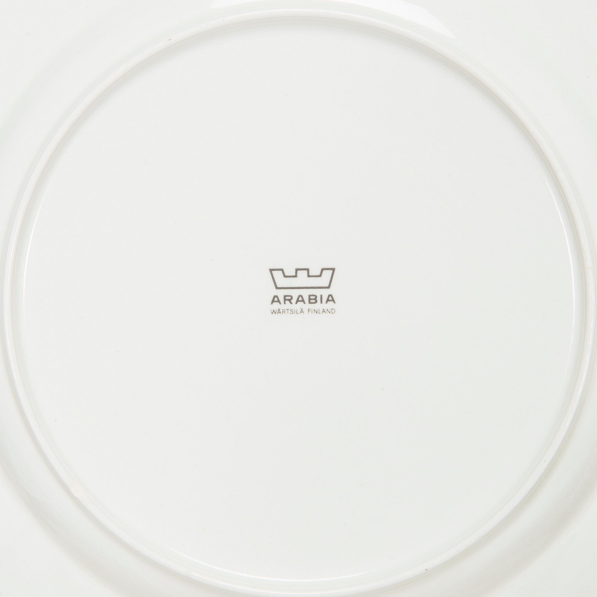 Richard Lindh, matservis 51 delar, porslin "Bellis", Arabia. I produktion 1967-1972.