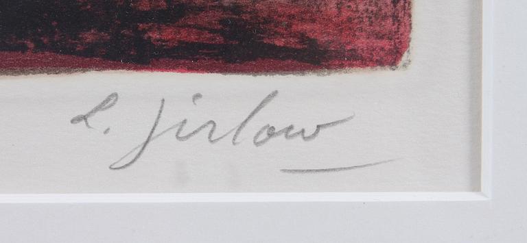LENNART JIRLOW, färglitografi, sign o numr 107/310.
