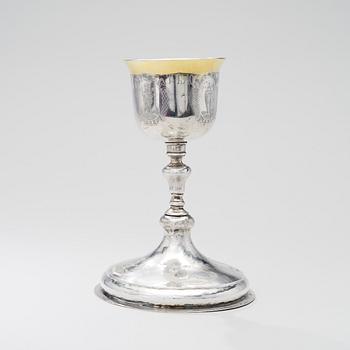 A CHALICE, silver, Moscow 1781, Semen Petrov Kuszov.