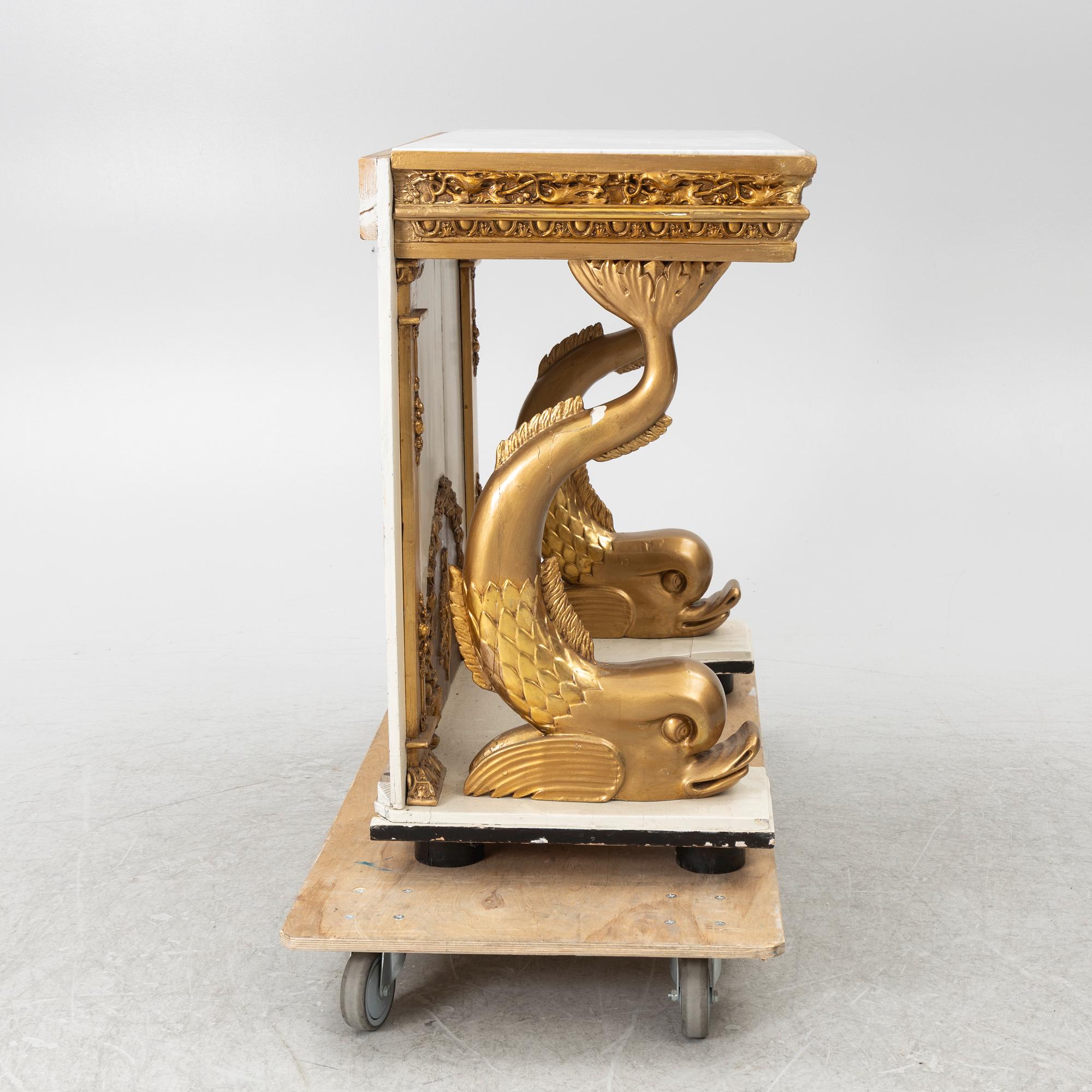 Console table, Empire, first half of the 19th century.