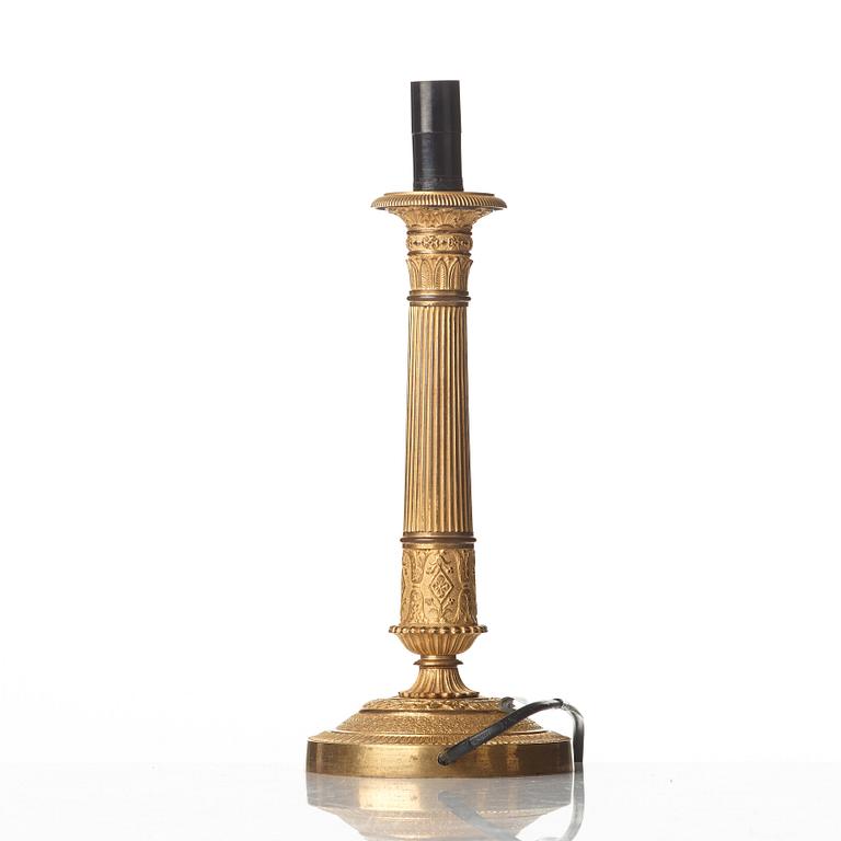 A French Empire early 19th century table lamp.