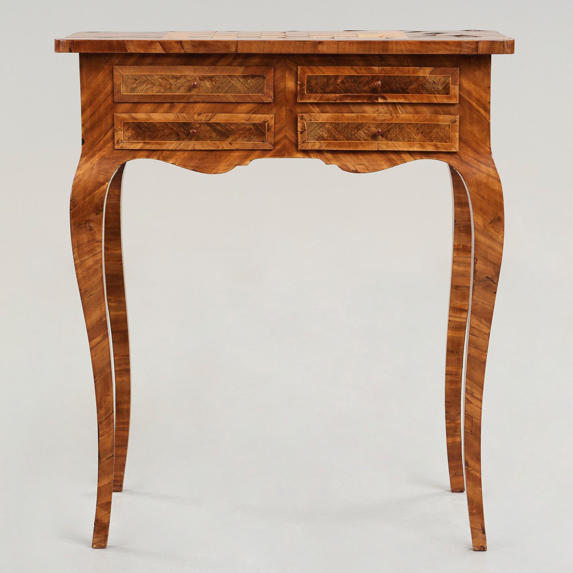 BORD, svenskt stockholmsarbete, 1700-talets andra hälft, rokoko.