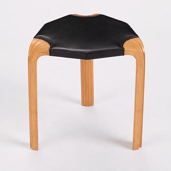 Alvar Aalto, a stool model "X600", Artek, Finland 1960s.