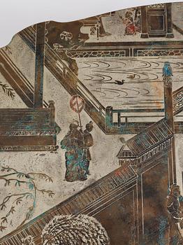 Philip & Kelvin LaVerne, a "Chang Boucher" coffee table, USA 1960s-70s.