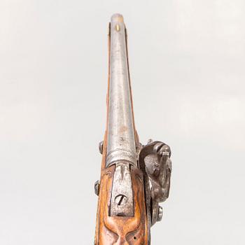 Pistol, flintlås, 1700-tal.