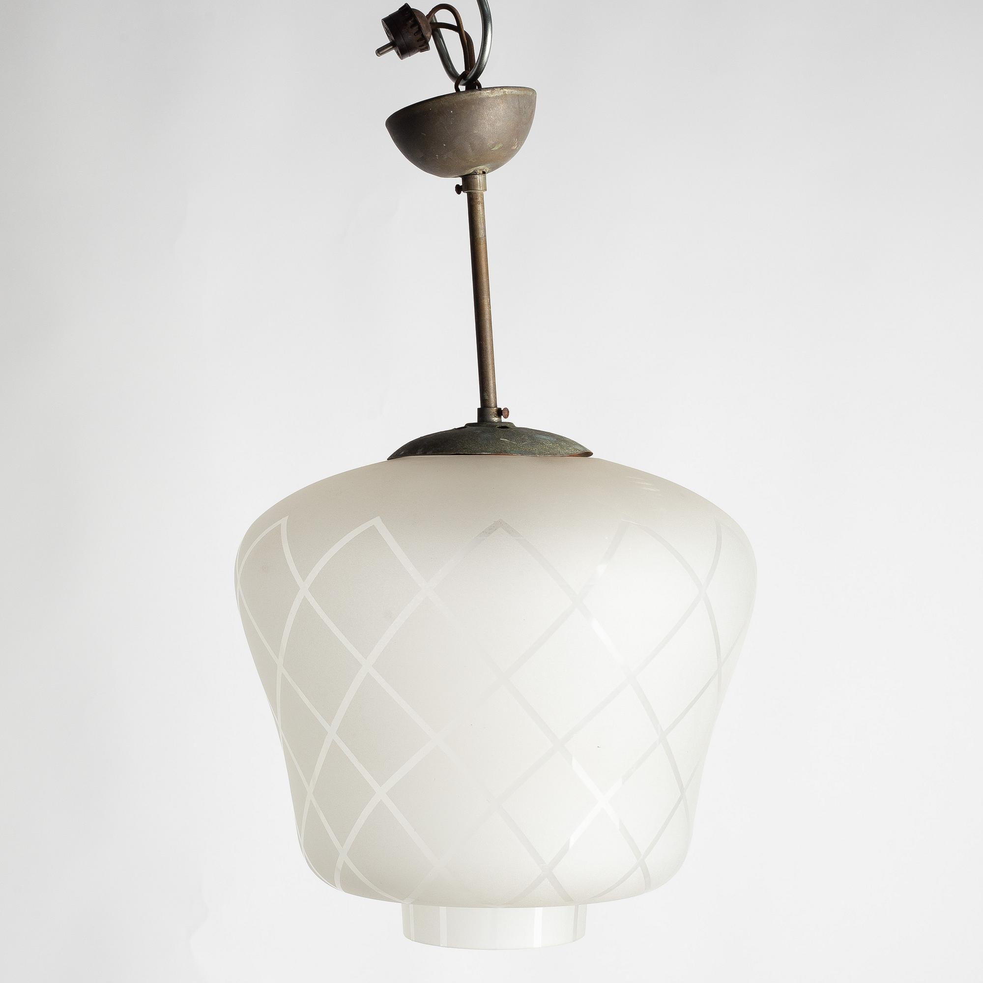 Taklampa, Swedish Modern, 1940-tal.