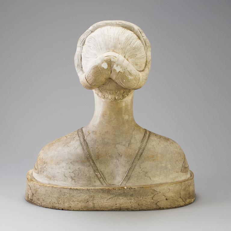 FRANCESCO LAURANA, after. A plaster bust, circa 1900.