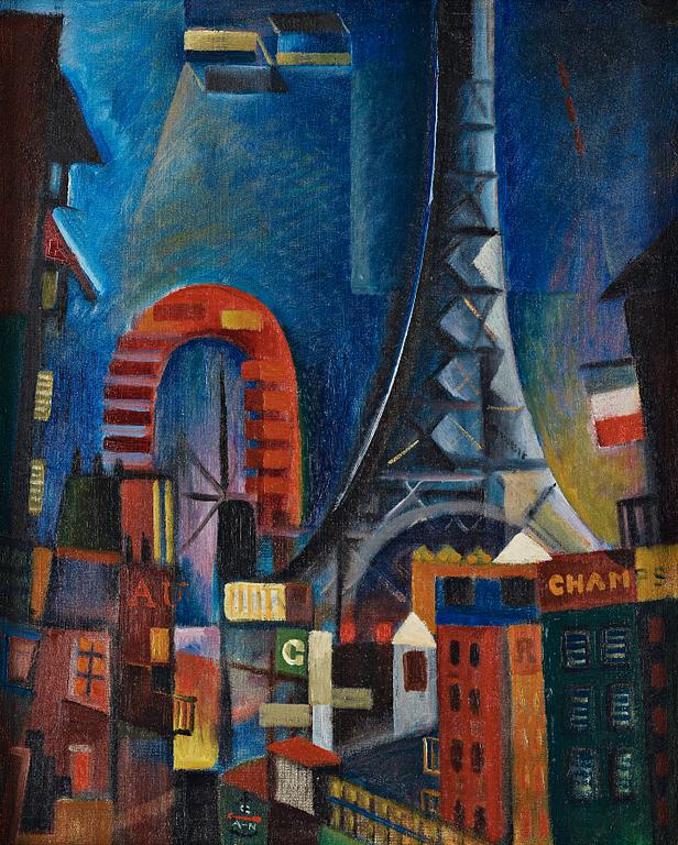 Gösta Adrian-Nilsson, "Eiffeltornet (The Eiffel Tower)".