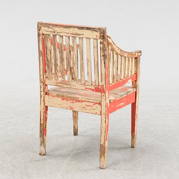 Stolar, ett par, karmstol och soffa, gustaviansk stil, 1900-talets början.