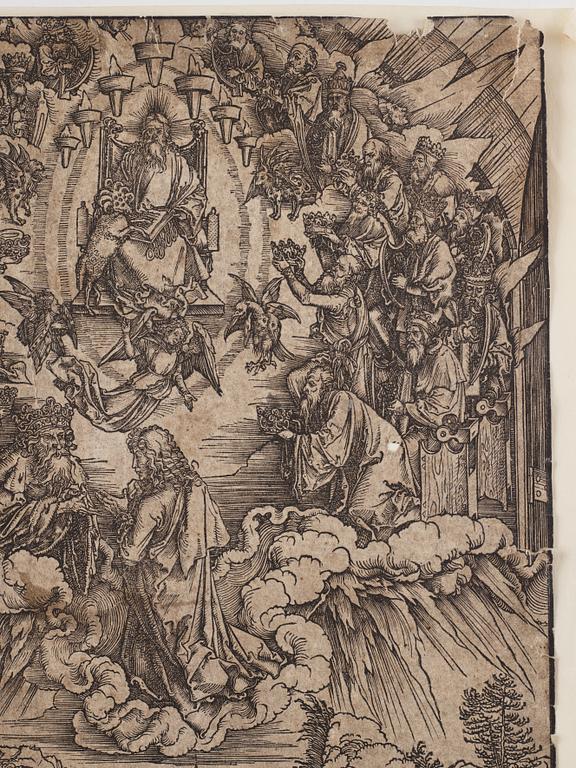 Albrecht Dürer, "Saint John before God and the Elders ", likely 16th century.