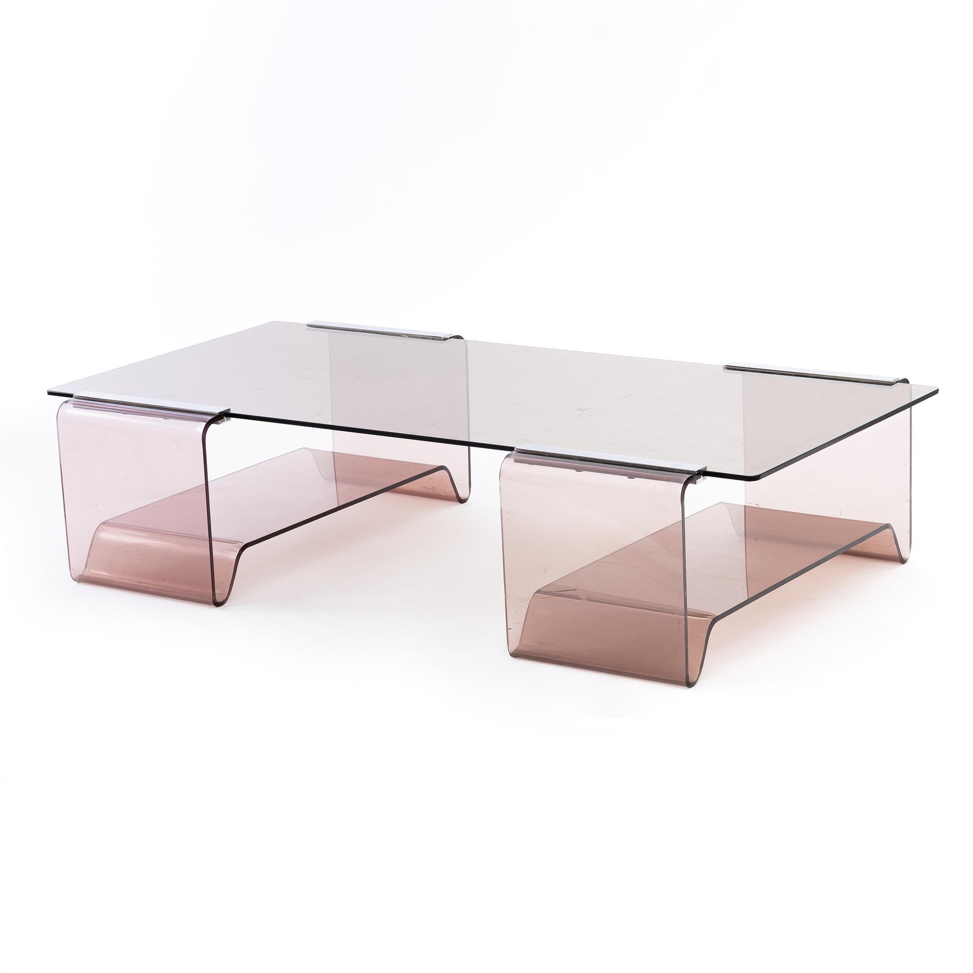 Michel Dumas, soffbord, Roche Bobois, Frankrike, 1970-tal.